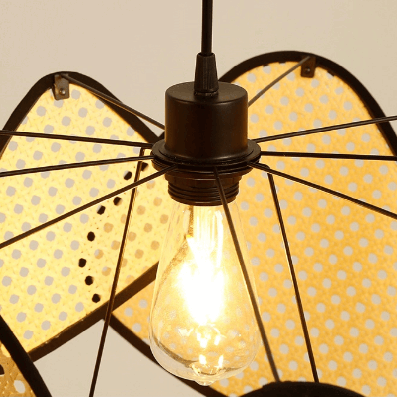 ไฟช่อ DEEPWOOD รุ่น THE RATTATAN สีเบจ 1 หัว